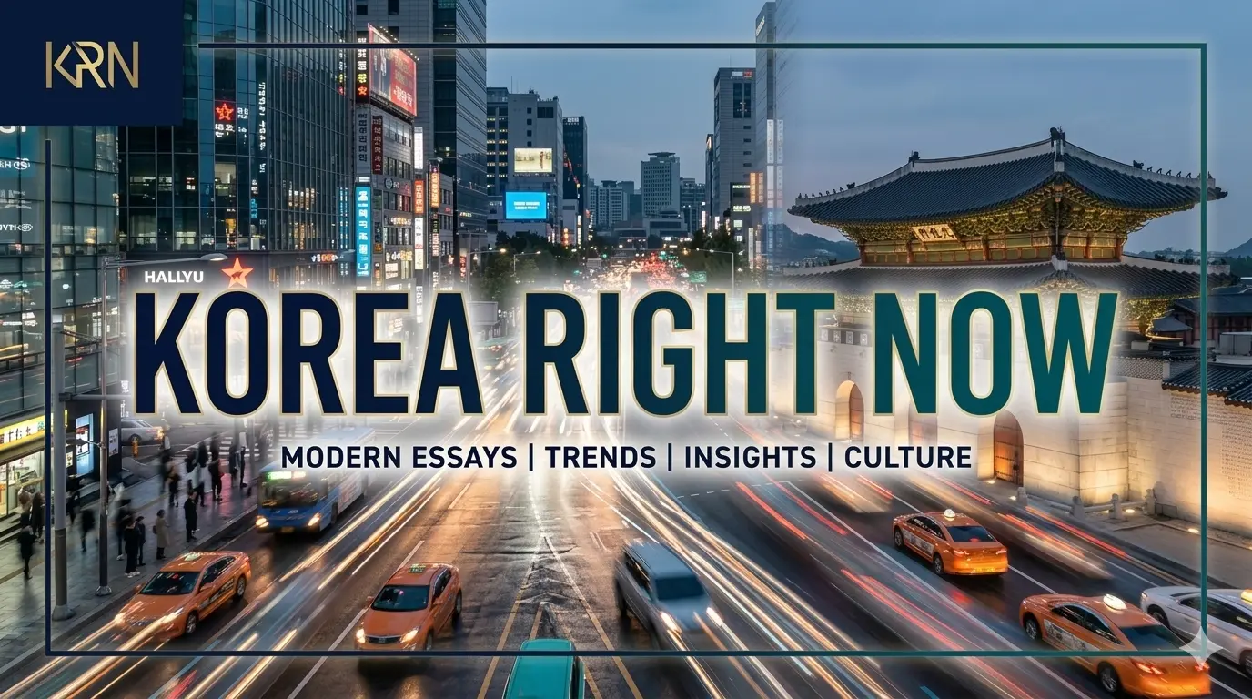 Korea Right Now Section Banner